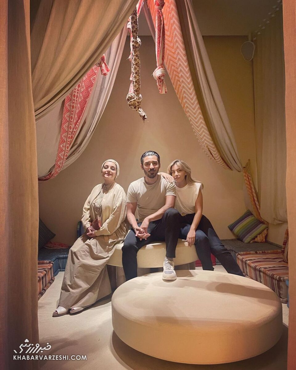 عکس| قوچان‌نژاد در کنار زن و خواهرزنش در دوبی/ ست کِرِم سروین و ساره بیات با رضا گوچی