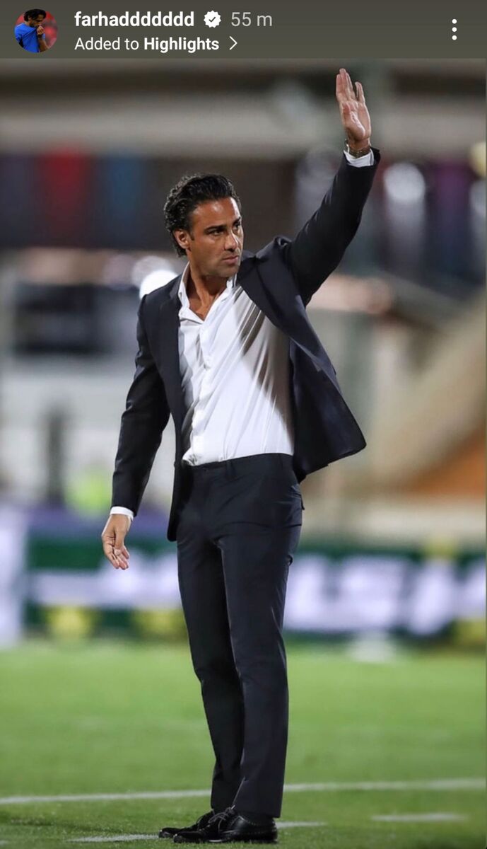 عکس| خداحافظی فرهاد مجیدی!