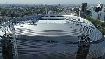 نگاهی به بازسازی ۵۰۰میلیون پوندی سانتیاگو برنابئو/ این ورزشگاه چشم‌ها را به خود خیره می‌کند +ویدیو