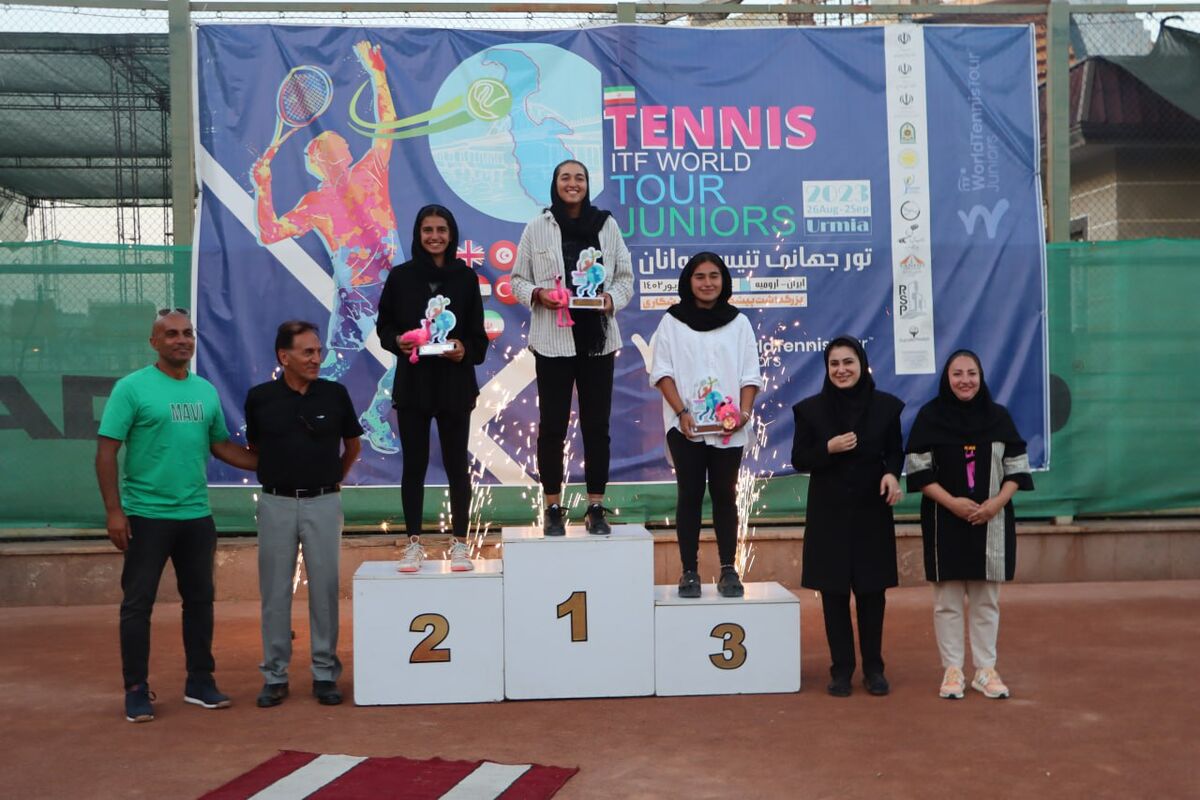 کلوب| پایان تور جهانی تنیس ITF ارومیه با شناخت نفرات برتر