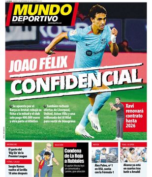 روزنامه موندو| ژوآئو فلیکس؛ محرمانه