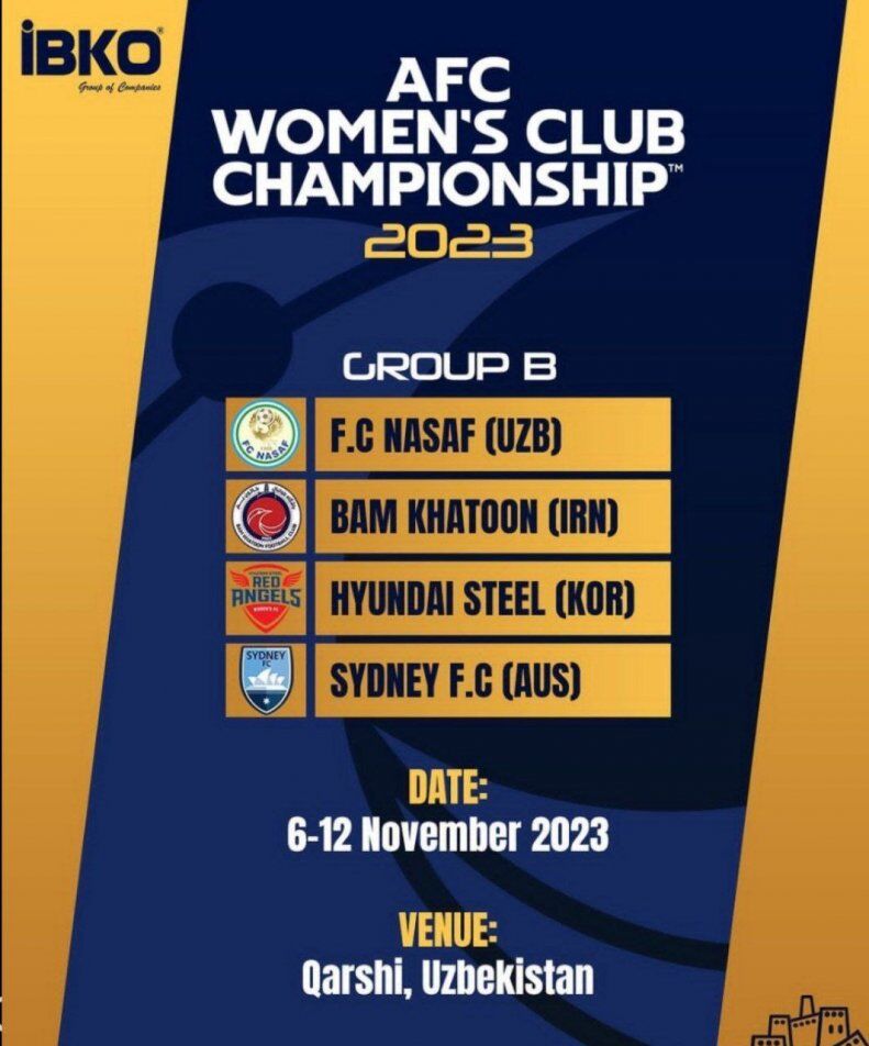 عکس| تیم دختران ایران در گروه مرگ لیگ قهرمانان آسیا