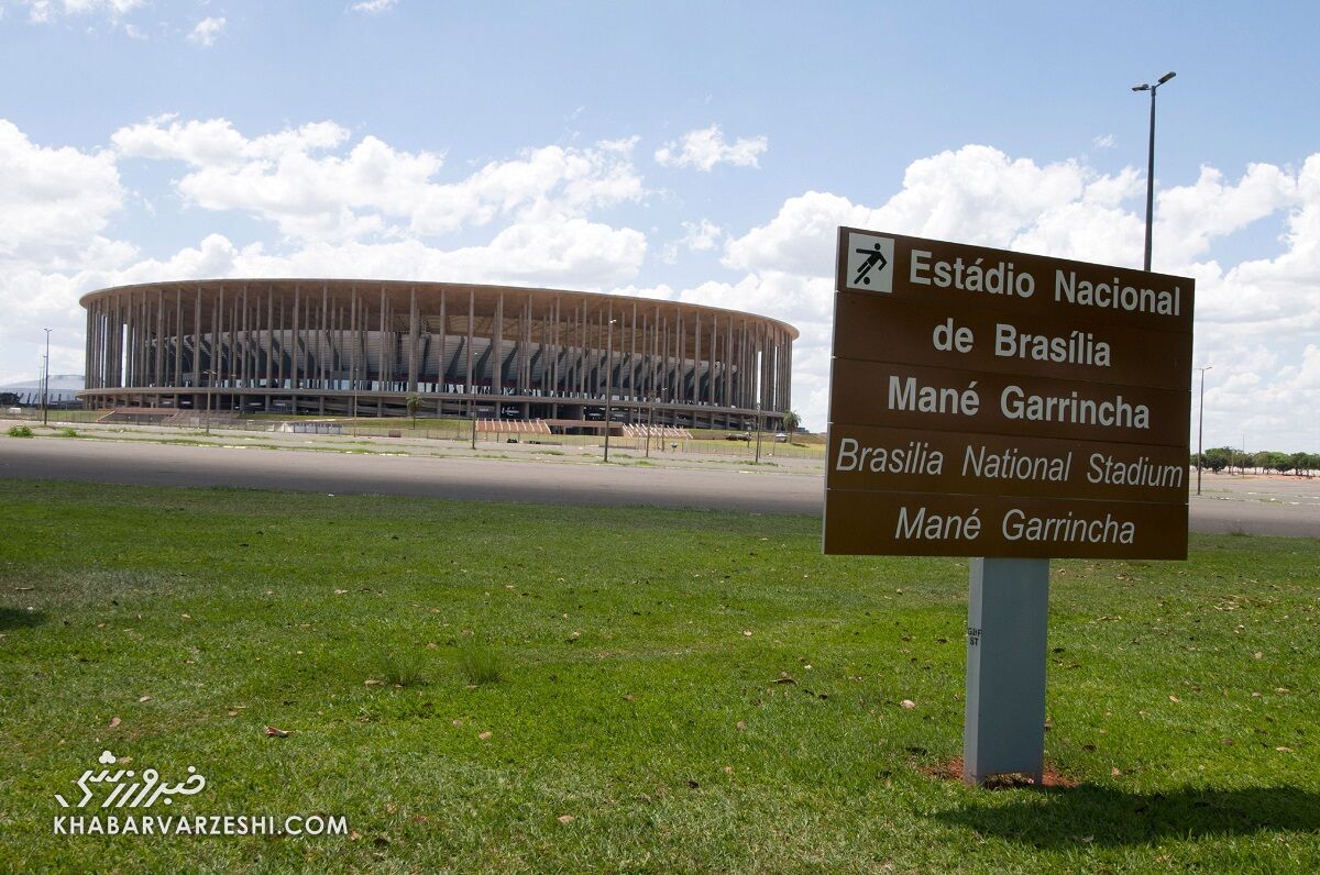 تصاویر| استادیوم نمادین جامجهانی پارکینگ اتوبوسها شد!