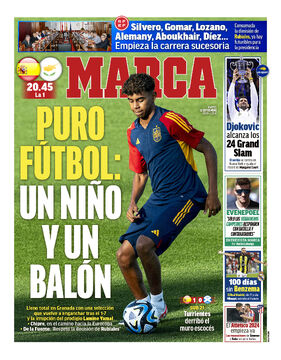 روزنامه مارکا| فوتبال خالص: یک پسر و یک توپ