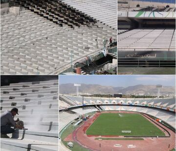 ویدیو| آخرین وضعیت استادیوم آزادی پیش از بازی پرسپولیس و النصر