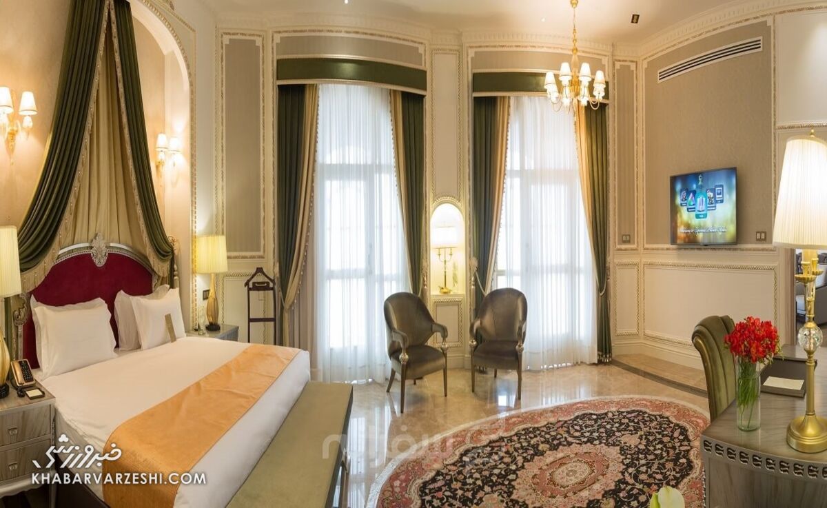 تصاویر| محل اقامت لوکس و لاکچری رونالدو در تهران