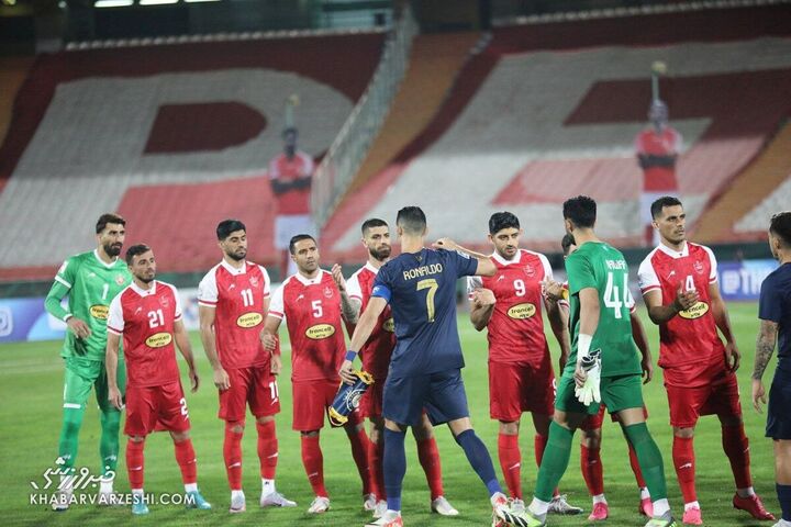 کریستیانو رونالدو و بازیکنان پرسپولیس؛ پرسپولیس - النصر