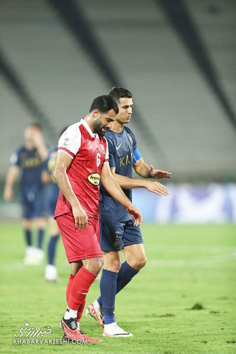 کریستیانو رونالدو و محمدحسین کنعانی‌زادگان؛ پرسپولیس - النصر