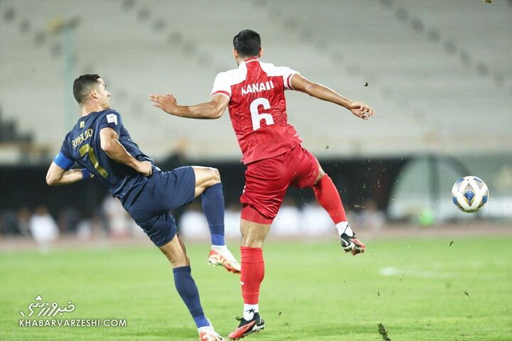 کریستیانو رونالدو و محمدحسین کنعانی‌زادگان؛ پرسپولیس - النصر