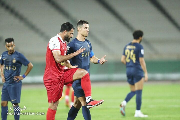 کریستیانو رونالدو و محمدحسین کنعانی‌زادگان؛ پرسپولیس - النصر