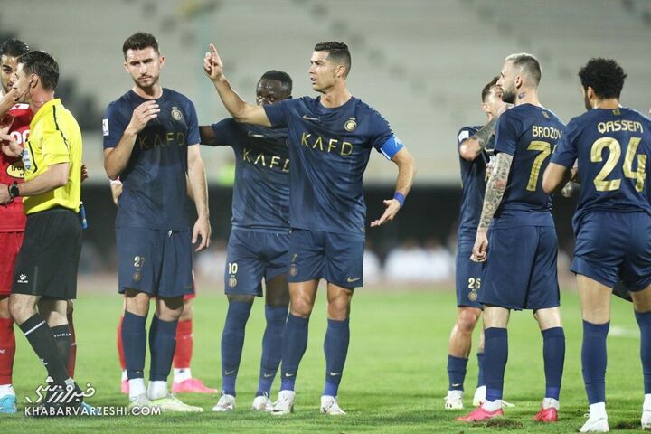 کریستیانو رونالدو و محمدحسین کنعانی‌زادگان؛ پرسپولیس - النصر