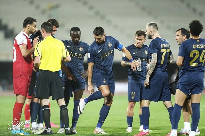 کریستیانو رونالدو و محمدحسین کنعانی‌زادگان؛ پرسپولیس - النصر