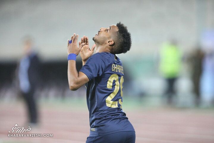 شادی گل عبدالرحمان غریب؛ پرسپولیس - النصر
