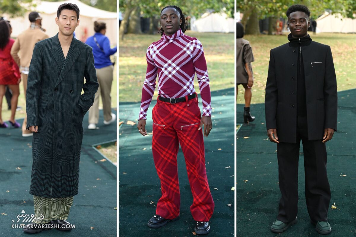 تصاویر| لباس خاص فوتبالیستها در هفته مد لندن تصاویر| لباس خاص فوتبالیستها در هفته مد لندن