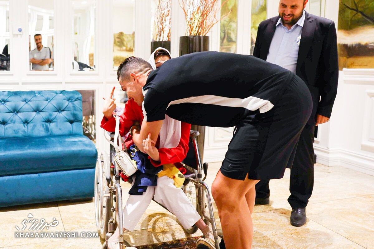 کریستیانو رونالدو و فاطمه حمامی