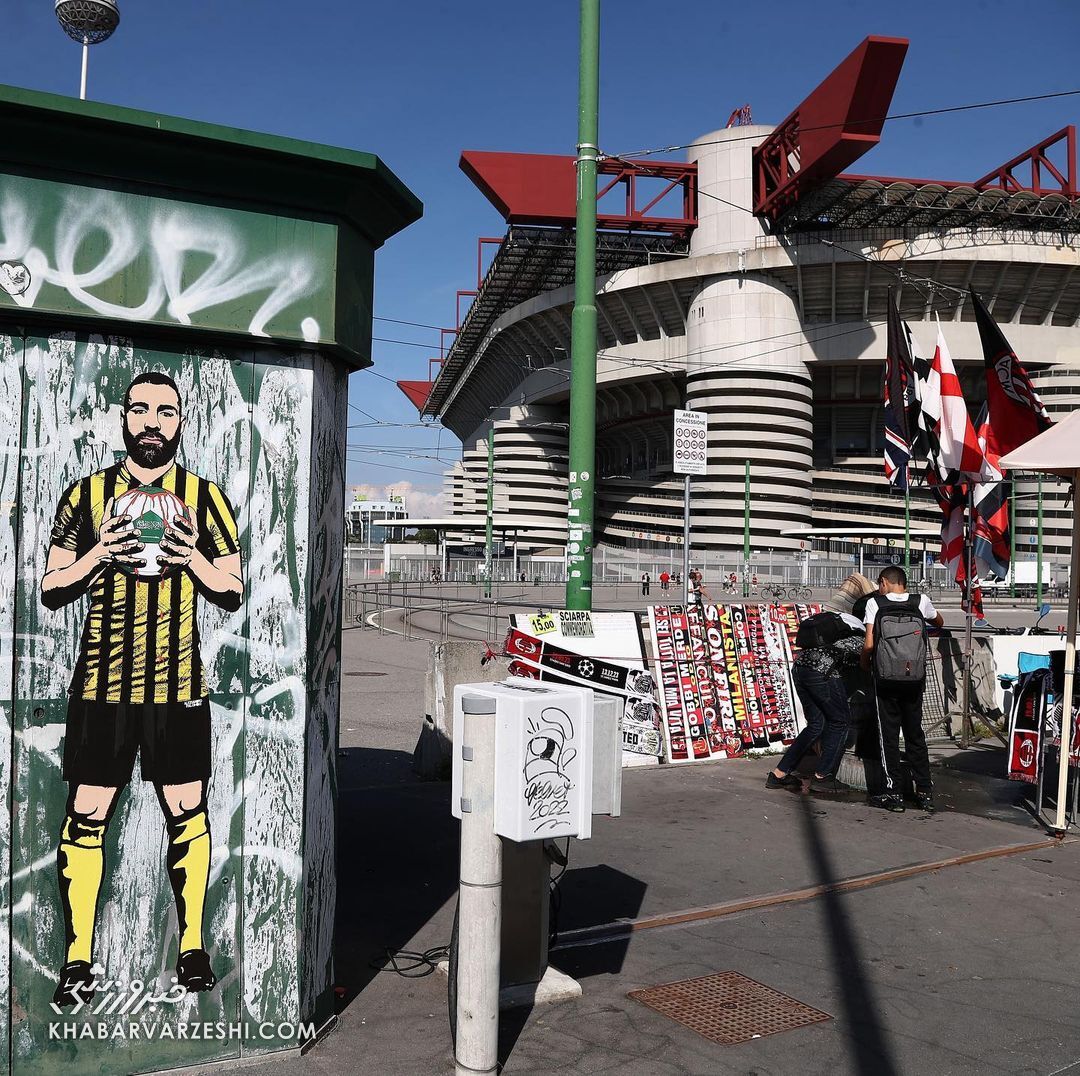 عکس| چکیدن خون از دستان رونالدو و بنسلمان/ هنرمند مشهور عربستانیها را رسوا کرد