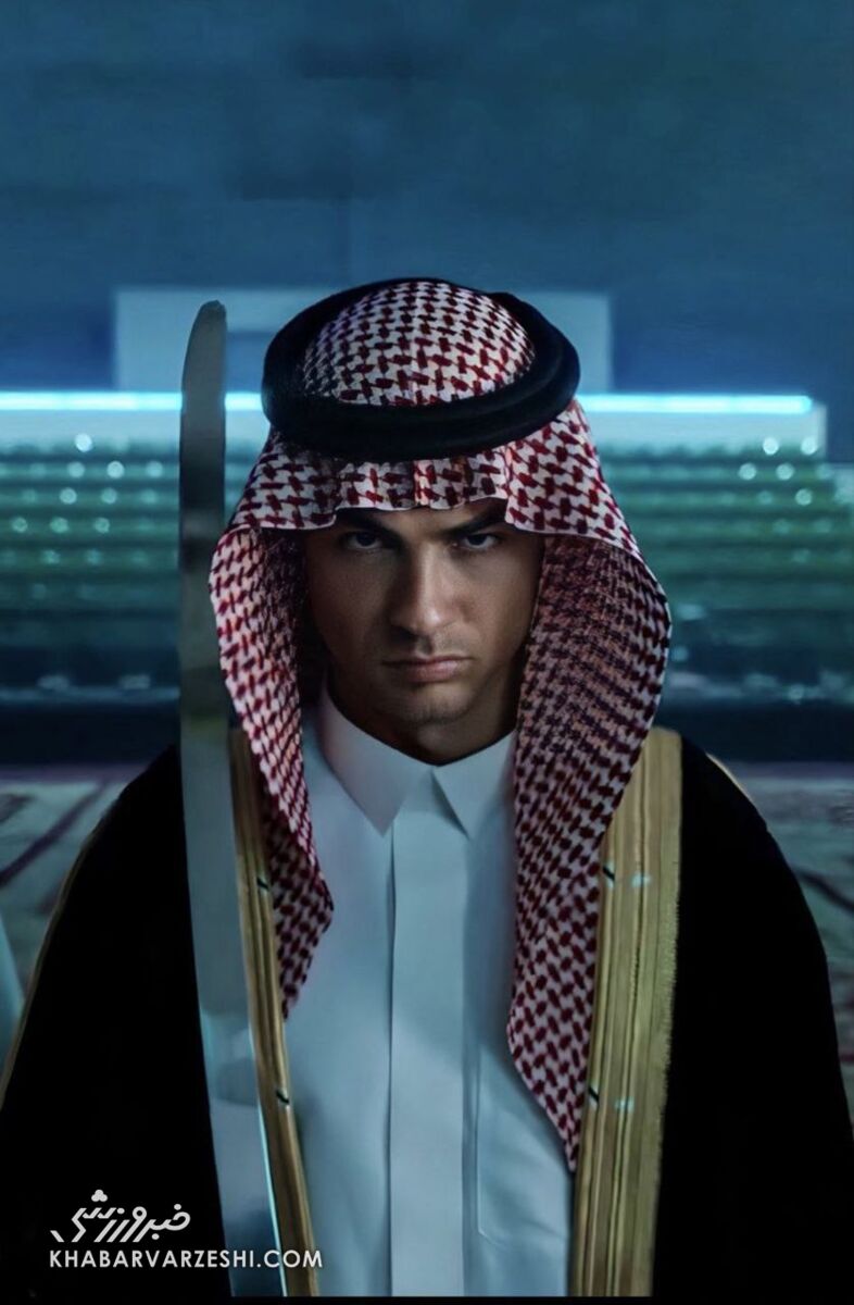 عکس| خشنترین چهرهای که از رونالدو دیدهاید!