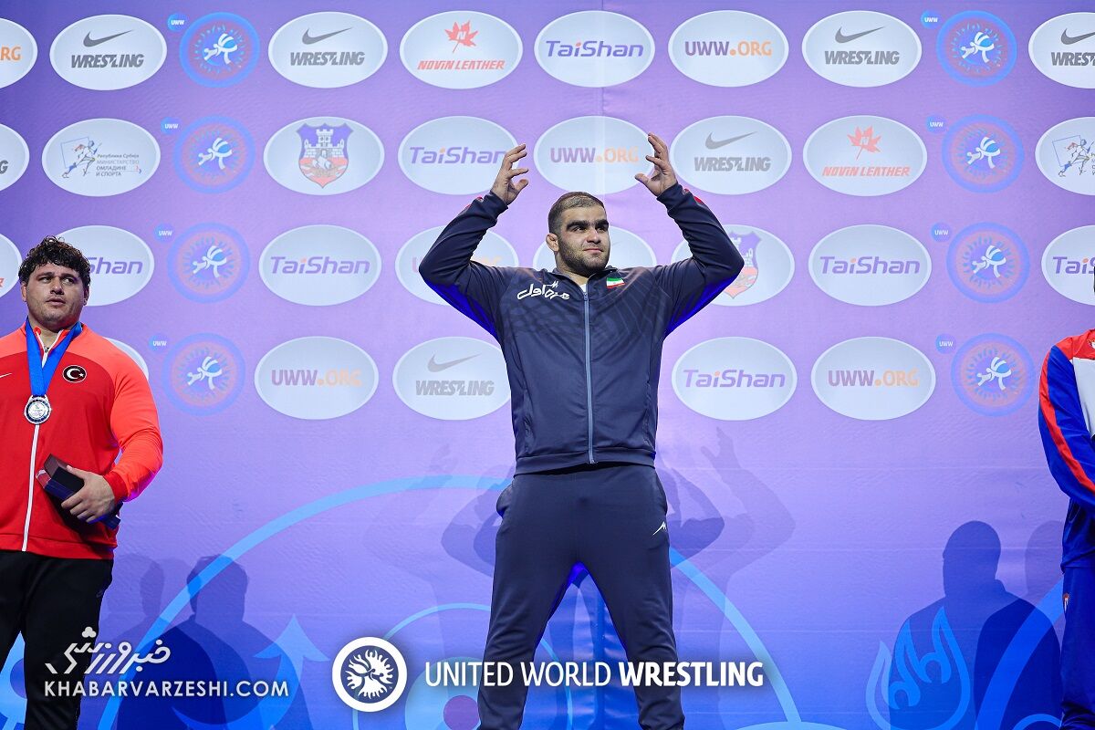 عکس| اتحادیه جهانی کشتی مبهوت ستاره طلایی ایران؛ پادشاه جدید اینجاست عکس| اتحادیه جهانی کشتی مبهوت ستاره طلایی ایران؛ پادشاه جدید اینجاست