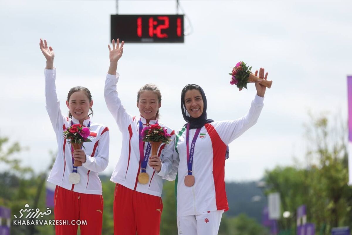 اولین مدال دوچرخه‌سواری زنان ایران در مسابقات آسیایی