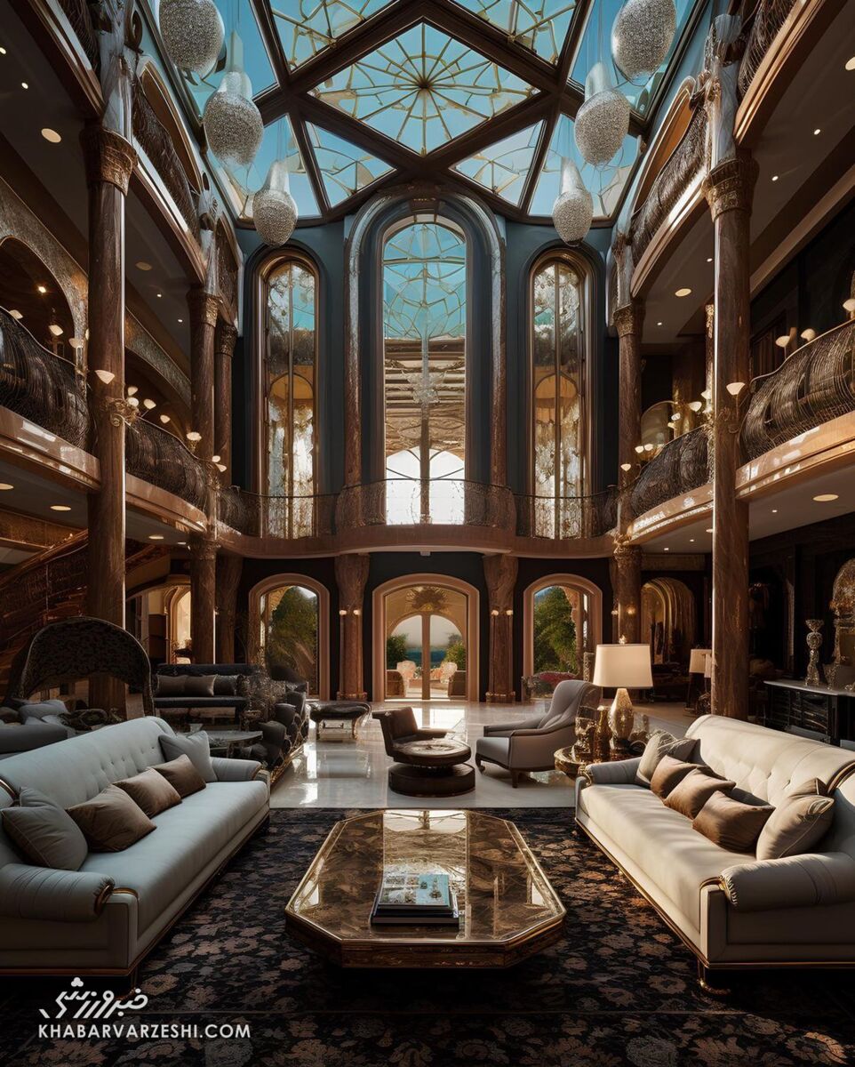 تصاویر خیرهکننده کانسپت عمارت ۱۹۵میلیون دلاری نیمار/ این طراحی نقس شما را بند میآورد!