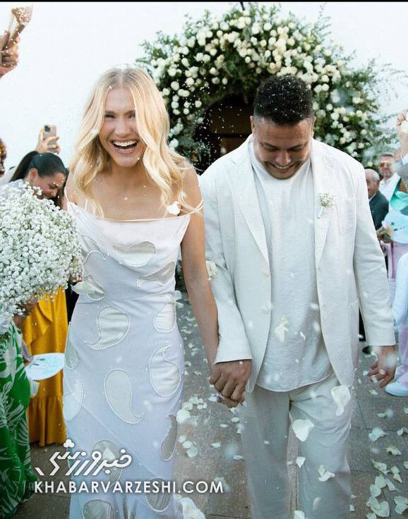 عکس| رونالدو بالاخره ازدواج کرد/ طرح ایرانی لباس عروس خانم در مراسم