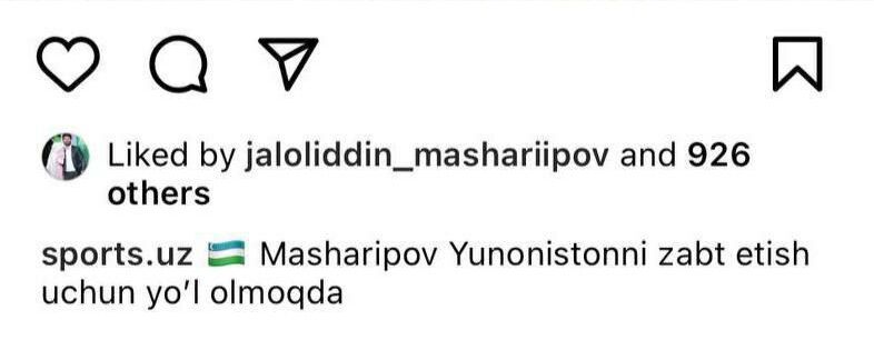 عکس| لایک معنادار ماشاریپوف زیر پست اینستاگرامی/ مقصد جدید گزینه استقلال لو رفت!