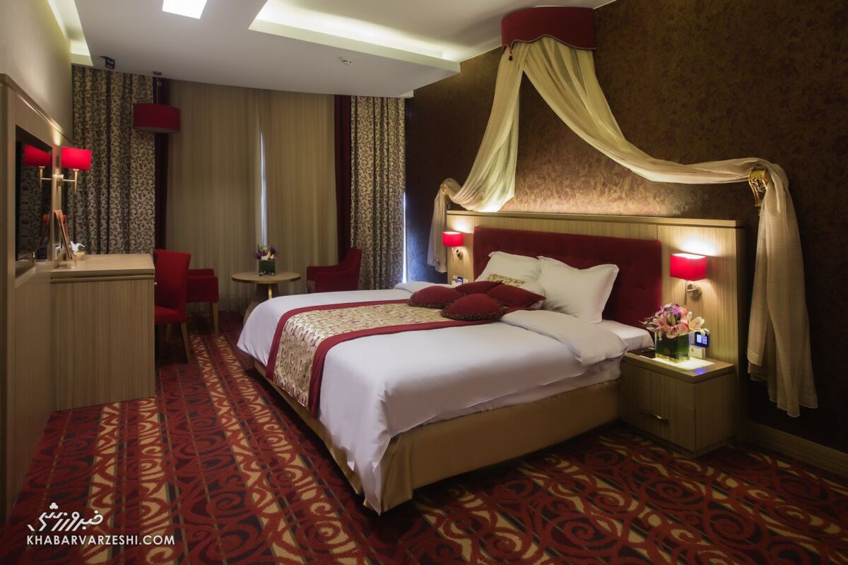 تصاویر| هتلی با نمای سیوسه پل اصفهان میزبان تیم الاتحاد/ ببرها در هتل شرایتون سابق