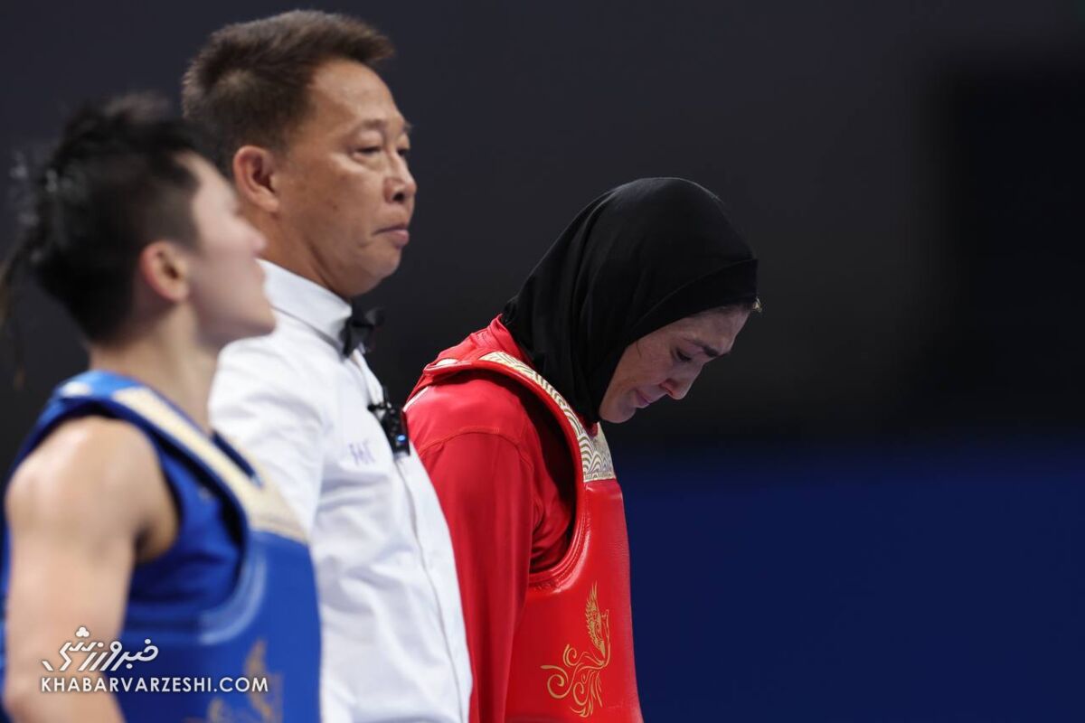 تصاویر| اشکهای «الهه منصوریان» بعد از کسب مدال نقره بازیهای آسیایی