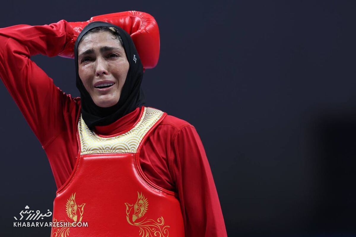تصاویر| اشک‌های «الهه منصوریان» بعد از کسب مدال نقره بازی‌های آسیایی