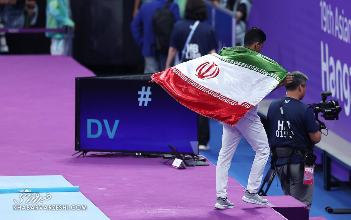 تاریخسازی ژیمناست ایران در بازیهای آسیایی هانگژو تاریخسازی ژیمناست ایران در بازیهای آسیایی هانگژو