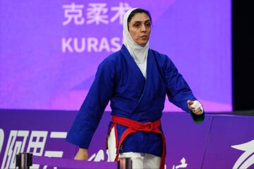 نخستین مدال تاریخ زنان کوراش در بازی‌های آسیایی/ دنیا آقایی به مدال نقره دست یافت