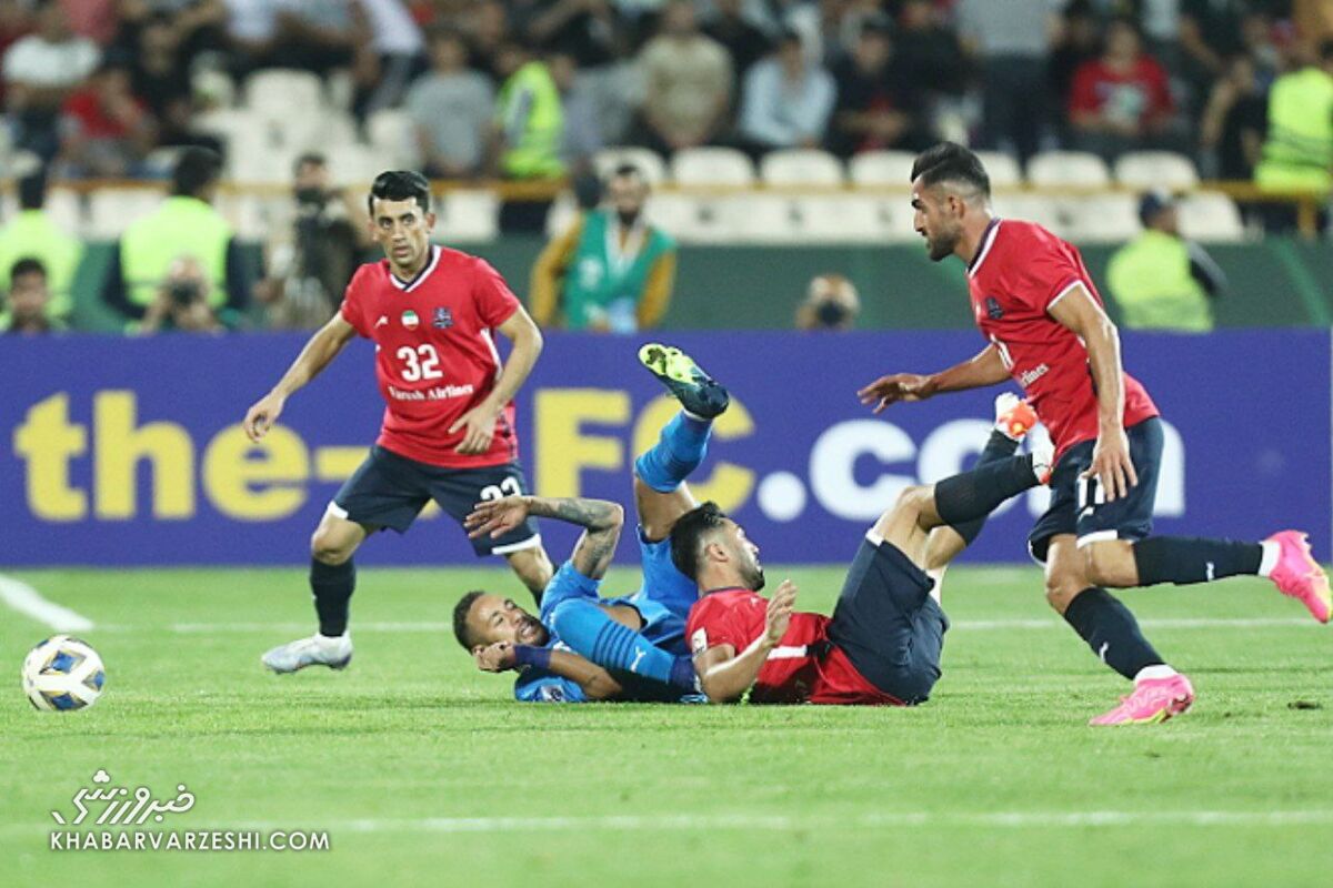 آتش بازی نیمار و رفقا در استادیوم آزادی/ زور نساجی به الهلال نرسید