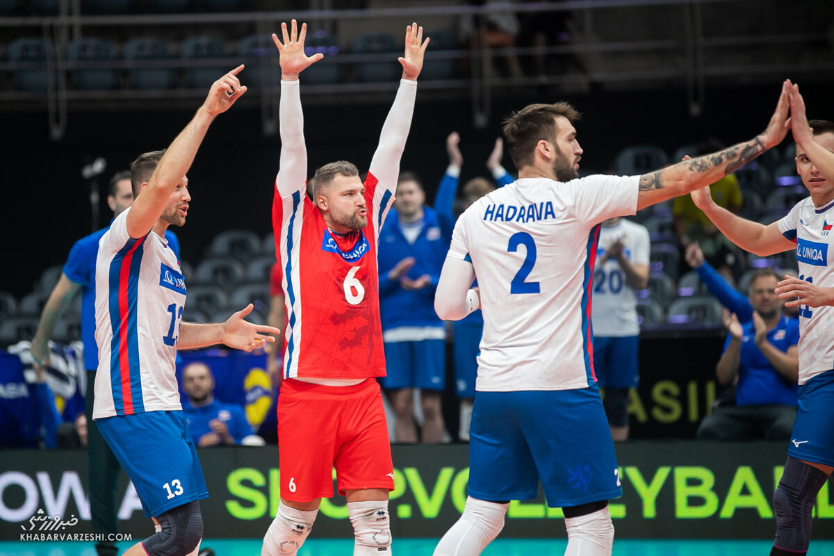 پازل شکست های زنجیره ای تکمیل شد/ والیبال ایران به جمهوری چک هم باخت!