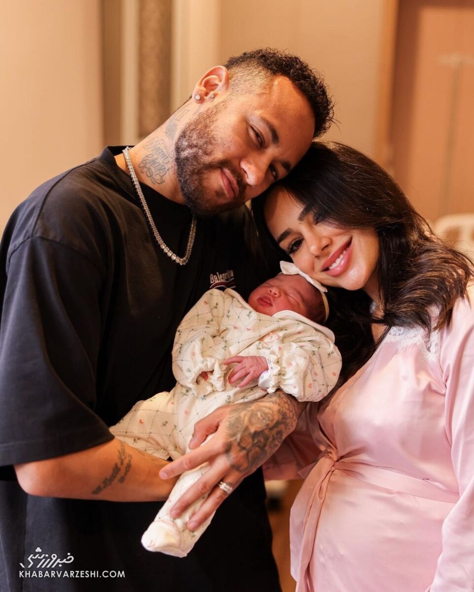 دختر نیمار به دنیا آمد؛ اولین تصاویر منتشر شده را ببینید/ نام فرزند نیمار چیست؟