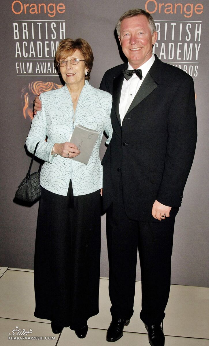 سرالکس فرگوسن و همسرش