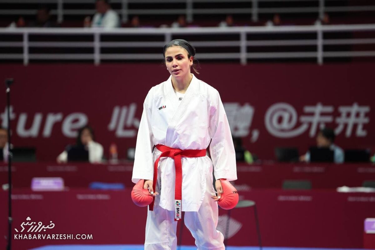 کسب آخرین مدال ایران توسط دختر کاراته‌کا