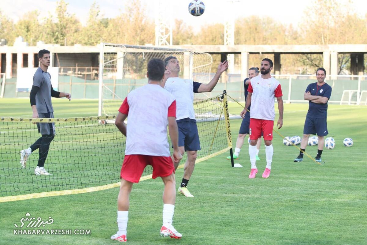 گزارش اولین تمرین تیم ملی؛ ۱۰ بازیکن در زمین و پرسپولیسیها در پک