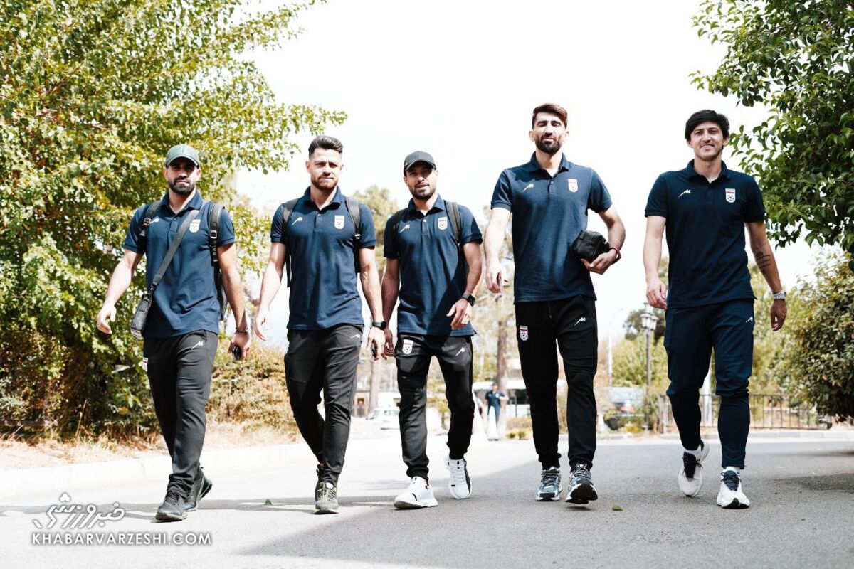 عکس| گنگسترهای تیم ملی به خط شدند