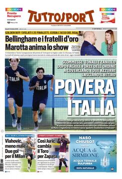 روزنامه توتو| بیچاره ایتالیا
