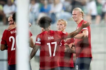 ویدیو| خلاصه دیدار قبرس ۰ - نروژ ۴/ پیروزی با دبل هالند