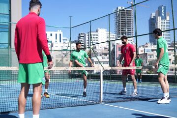 عکس| ستاره‌های ایران با توپ تنیس آماده نبرد با کی‌روش