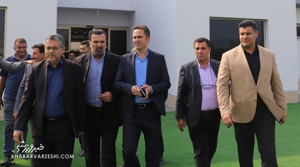 بازدید علی خطیر از استادیوم جدید استقلال