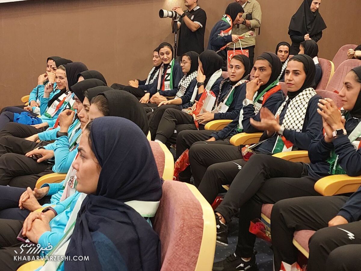 عکس| بدرقه تیم ملی فوتبال بانوان ایران به استرالیا