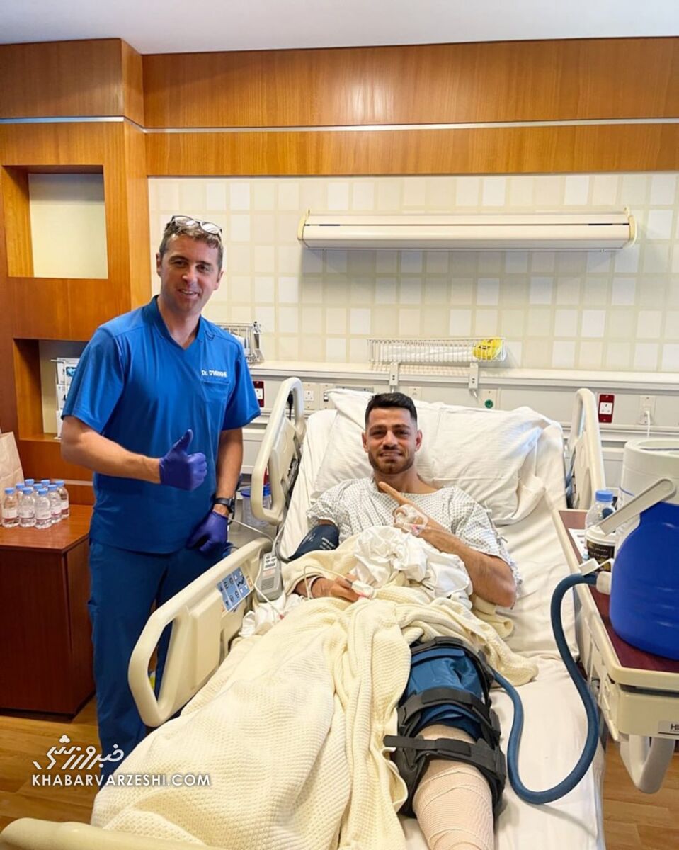 عکس| خوششانسی مرتضی پورعلیگنجی با وجود مصدومیت سنگین!