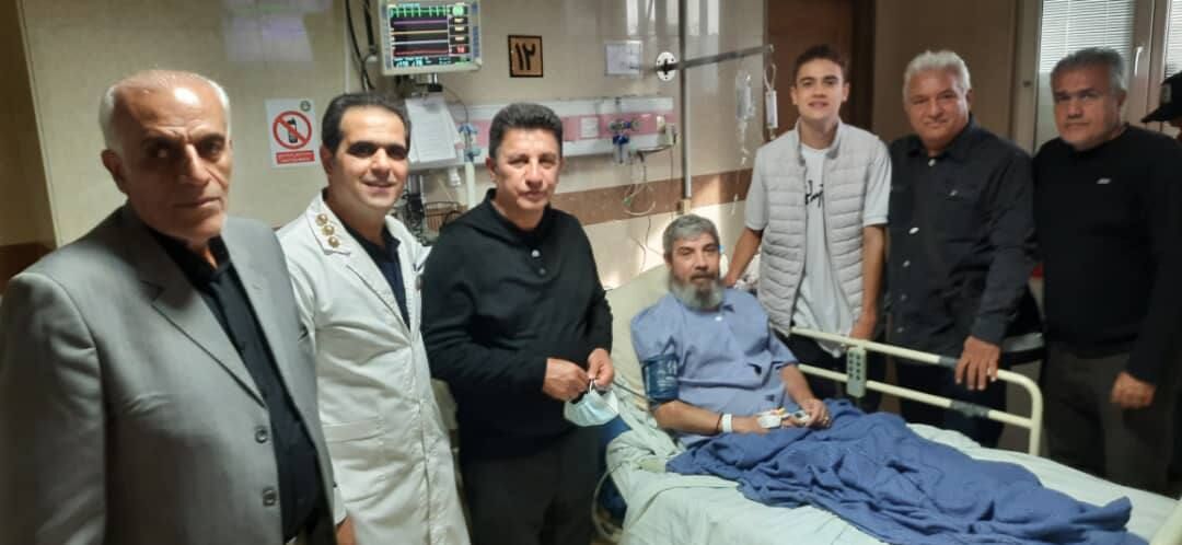 عیادت قلعهنویی از مجتبی محرمی/ آخرین وضعیت اسطوره پرسپولیس از زبان خودش +عکس و ویدیو