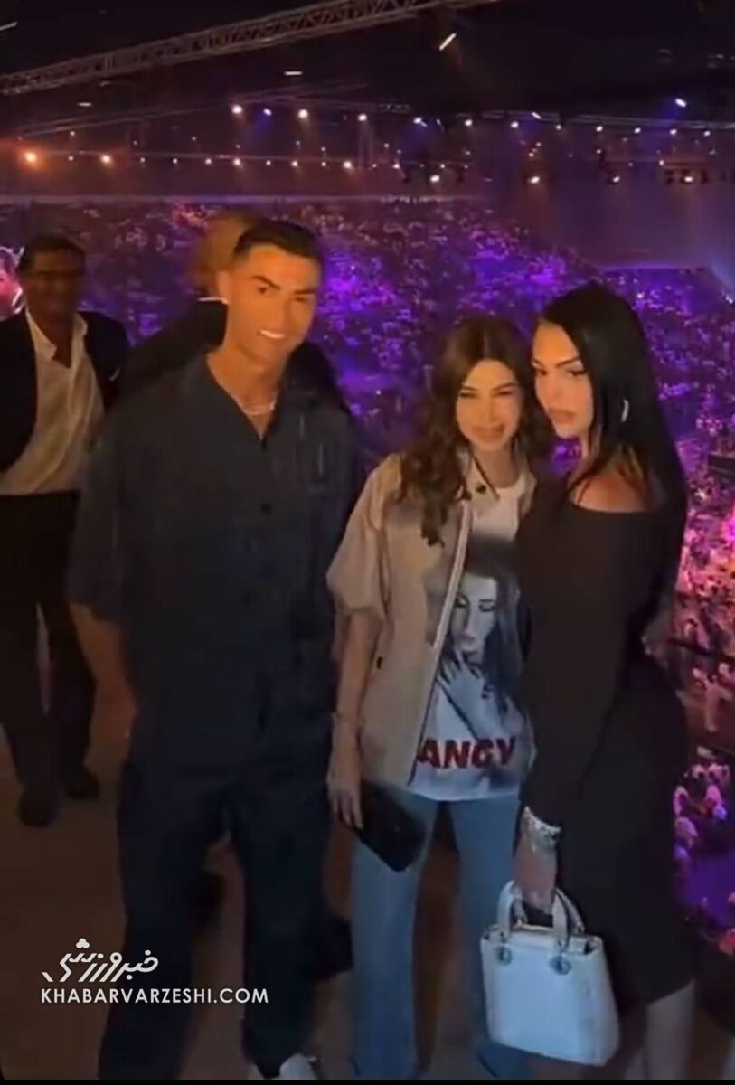 عکس| ذوقزدگی نانسی عجرم از دیدن جورجینا و رونالدو