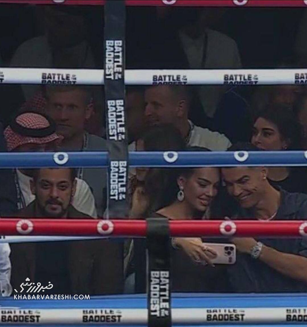 سلفی رونالدو و جورجینا