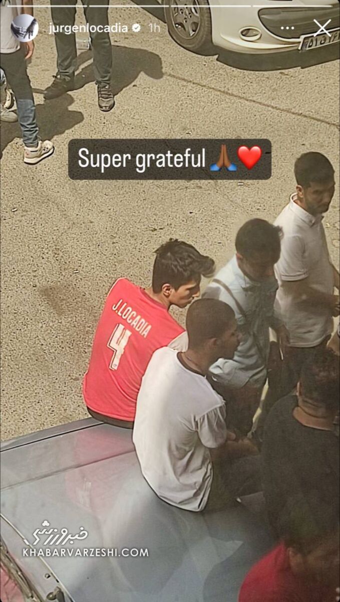 عکس| این بازیکن قلبش برای پرسپولیس میتپد/ پیام ویژه مهاجم گلزن برای گلمحمدی