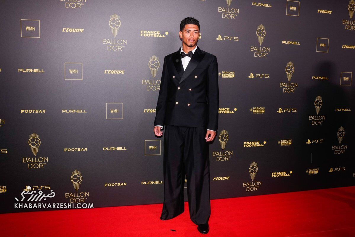 عکس| سوپراستارهای رئال مادرید در مراسم توپ طلا/ وینیسیوس خاصترین کت را پوشید!