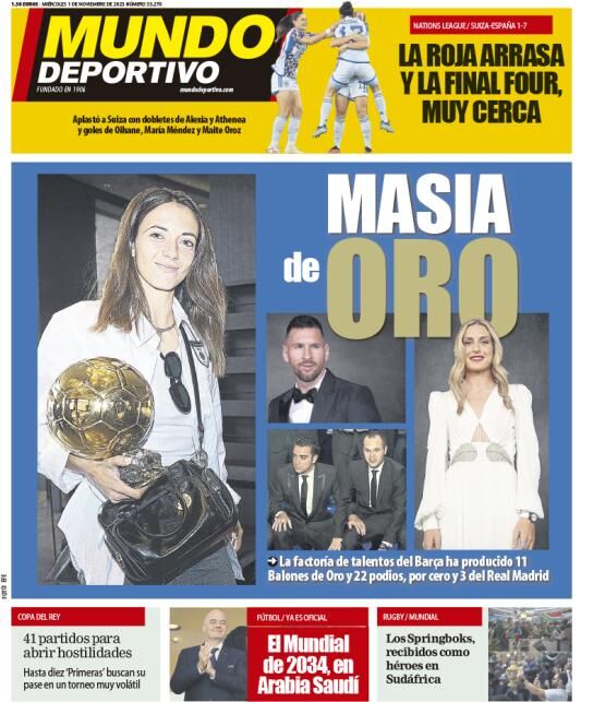 روزنامه موندو| ماسیای طلایی روزنامه موندو| ماسیای طلایی